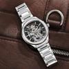 Luxury Brand Mens Tourbillon Watches Unique Design Automatic Mechanical Watch For Men Sport Mechanical Skeleton Wristwatch
