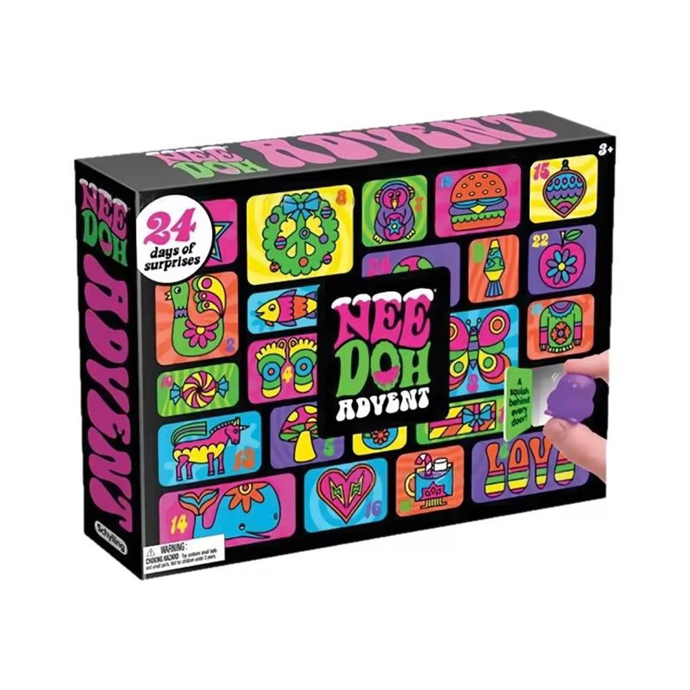 2026 New Hot Needoh Advent Calendar Gift For Children 24 Day Countdown New Year Family Friends Party Toy Gift