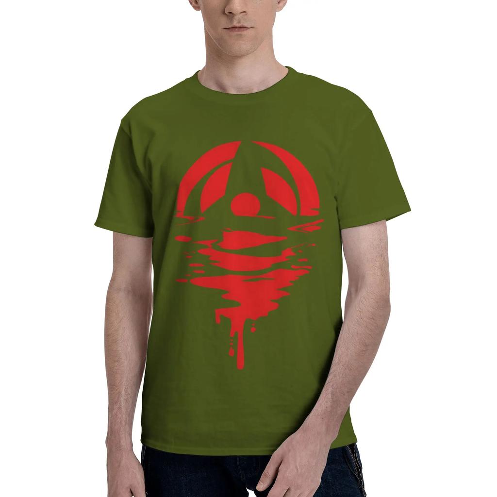 Anime Naruto Anime Sharingan Symbol Unisexs Tshirt Clothes Humorous Tees Short Sleeve Fugees Pure Cotton
