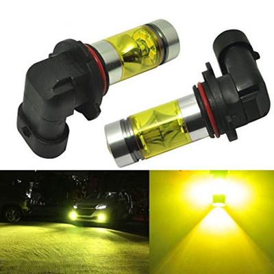 Plouluyt 2x9005 H10 9145 3000K Yellow 100W LED Cree Headlight Bulb Kit Fog Lamp