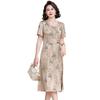 2025 New Chinese Style Summer Dress for Middle-Aged Women