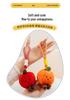 Fruit Plush Keychain: Cute Apple & Banana Desk Companion Ornament Gift