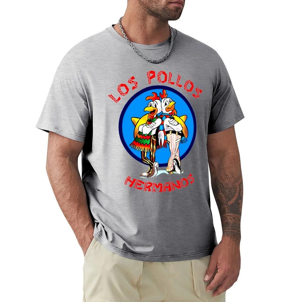 Fashion Breaking Bad T-Shirt LOS POLLOS Hermanos T Shirt Harajuku Short Sleeve T-shirt Cotton Graphics Tshirt Tops