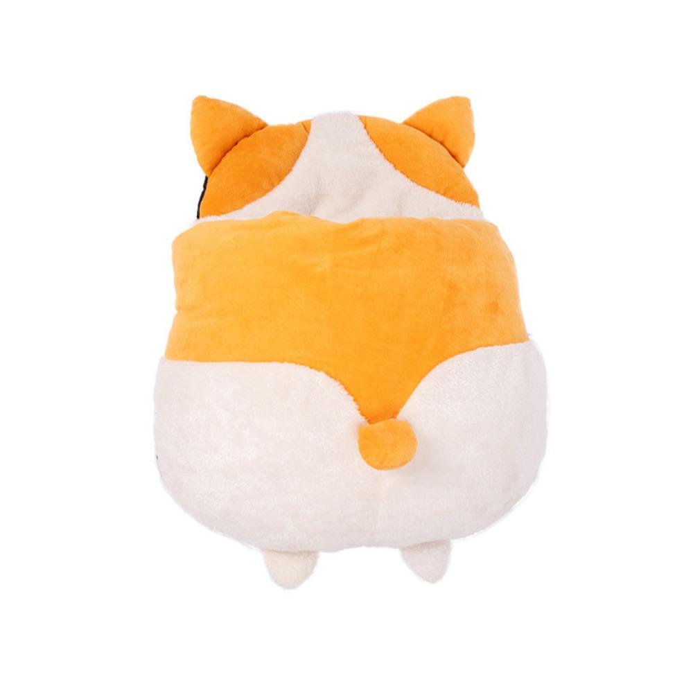 

360-degree Wrap Cat Bed Cave Cartoon Warm Cat Nest Cute Cat Sleeping Bag for Cats Puppy оранжевый