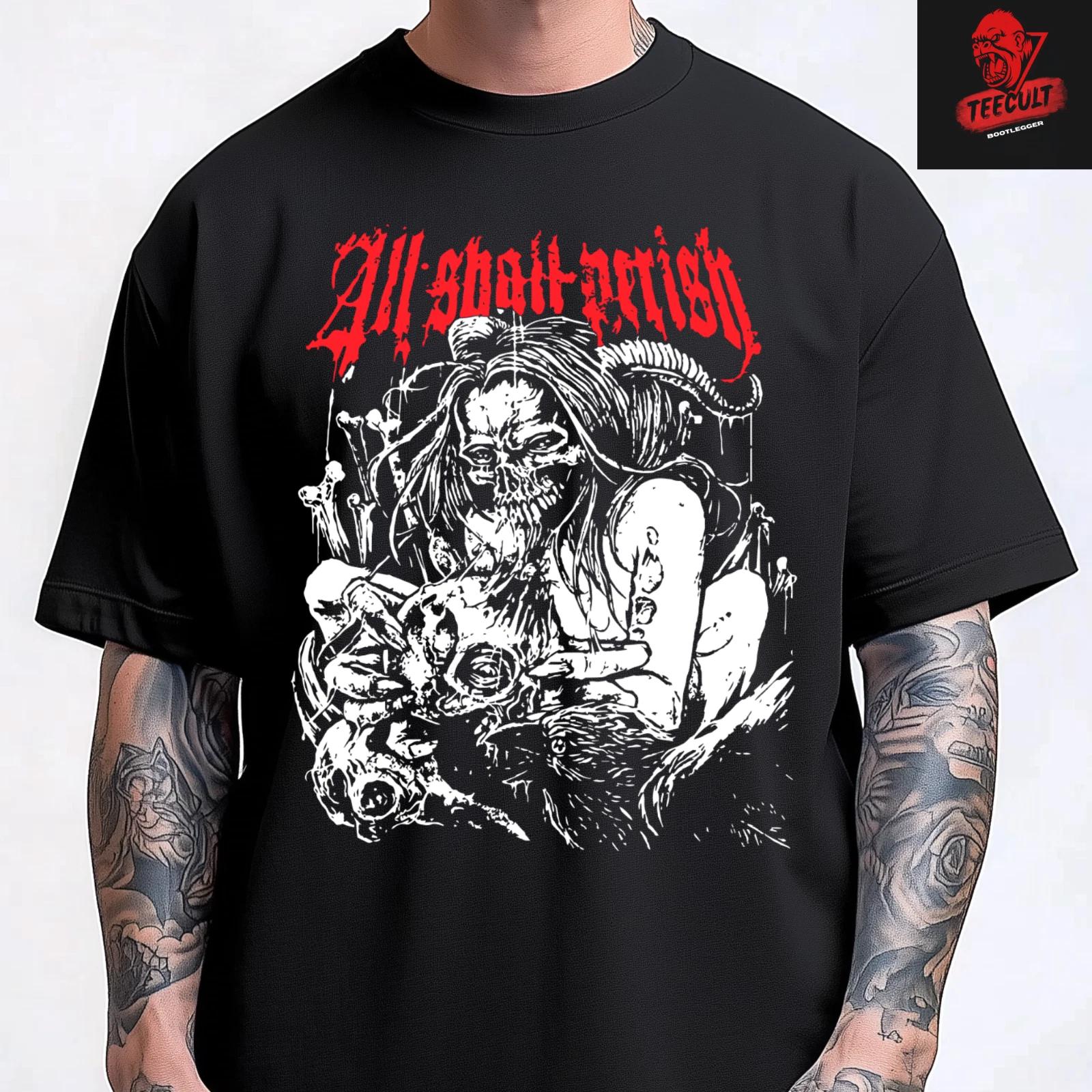 Men s and Women s T-shirts All Shall Perish Heavy Metal Rock Tee Unisex Heavy Cotton XL