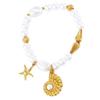 European And American Popular Ins Style Summer Sea Breeze Bracelet Women'S Simple Fashion Pearl String High-End Fashion Bracelet