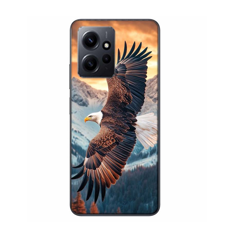 Soaring Eagle Hunting Phone Case For Redmi Note 14 15 Pro 5G 13 12 Pro Plus 11 11T 11E 11S 10 Pro 10S 9 9S Cover Cell Clear TPU
