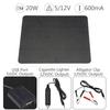 DC 12V / 5V 20W Output Solar Panel Car Charger Outdoor Charger Power USB 2.0 Port 600 mA