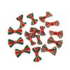 20/25Pcs DIY Christmas Tree Ornaments Crafts Xmas Hanging Decorations Christmas Bow Knot  Gift Decor