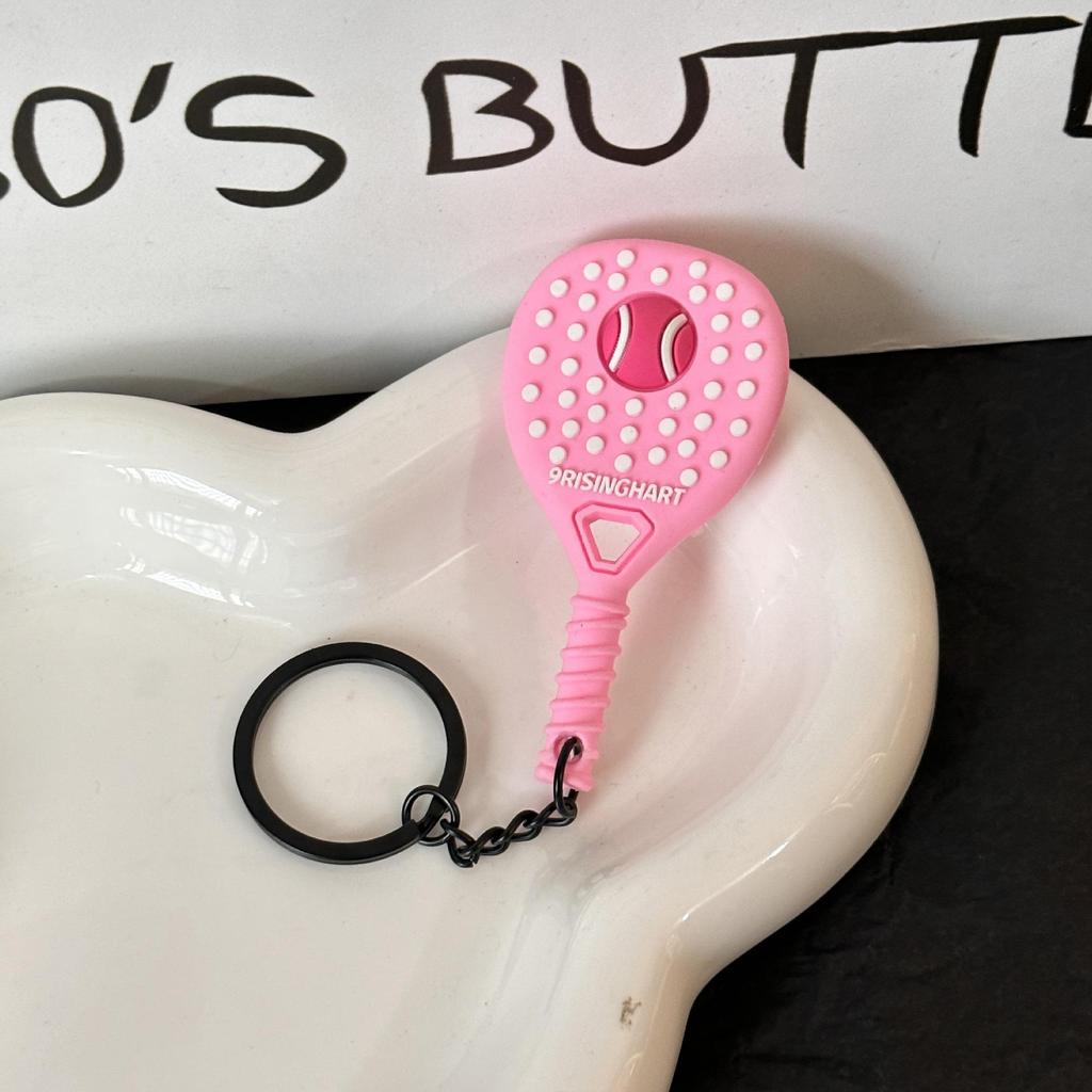 Miu Series Dumbbell Plate Keychain: Trendy Fitness Accessory & Sports Jewelry Gift