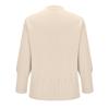 Women's Fashion Casual Solid Color Round Neck Long Sleeve Sweater Top