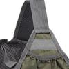 Gilet da Pesca a Tracolla Gilet da Pesca a Mosca 8 Tasche Tessuto Oxford Strisce Riflettenti Fodera in Rete Attrezzatura da Pesca Regolabile per Esterno Verde OD