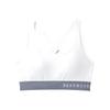 Mid Crossback Sports Bra With Padding Medium Support Women Underwear White 1307200-100