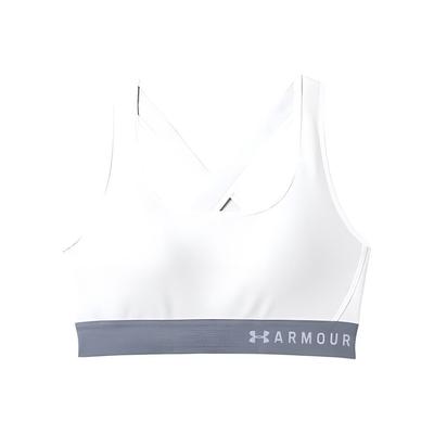 Mid Crossback Sports Bra With Padding Medium Support Women Underwear White 1307200-100
