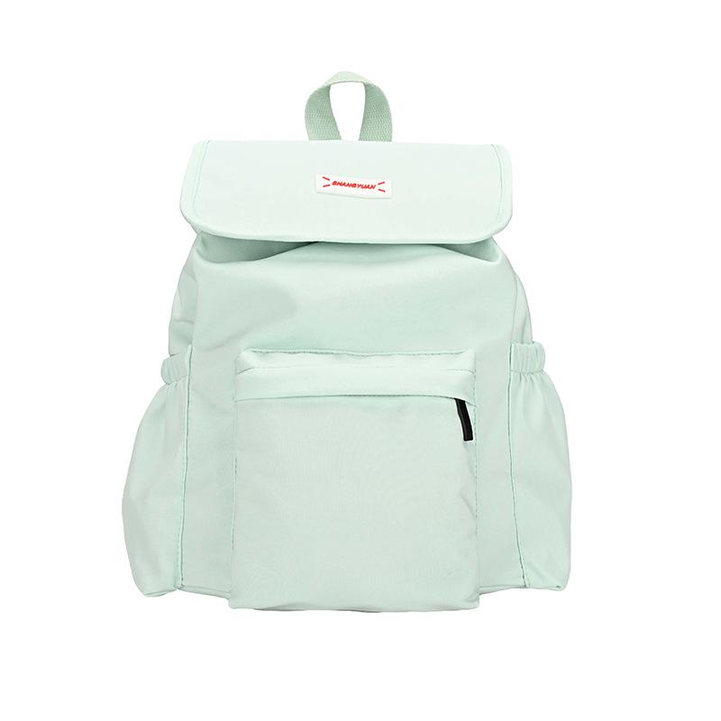 Schoolbag Schoolbag Female High School Backpack Female 1011 Winter New Fashion Letter Backpack Simple Large Capacity Travel Bag