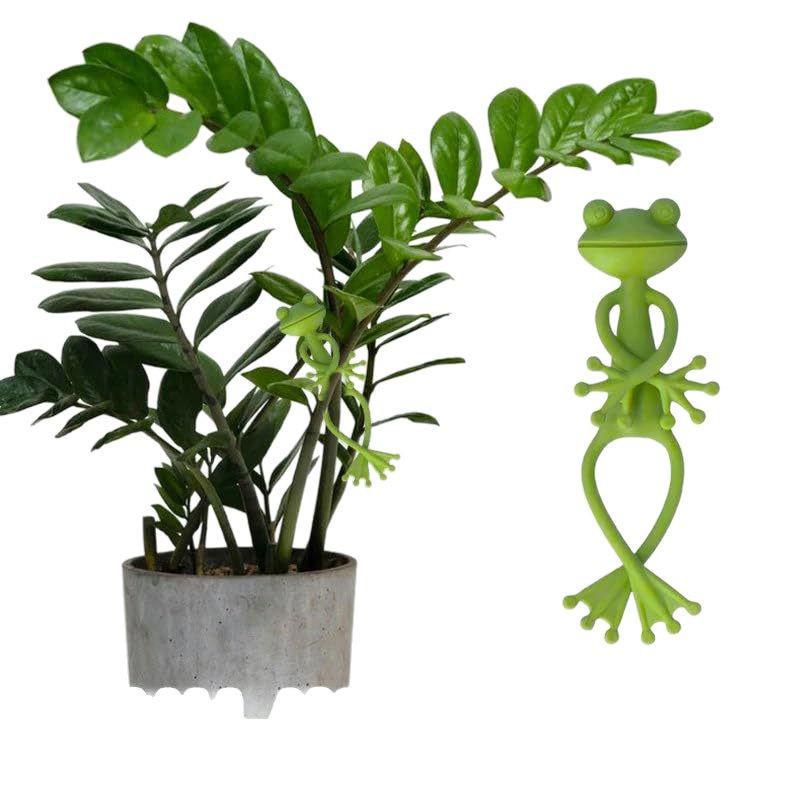 Frog-Shaped Decorative Plant Support Stand