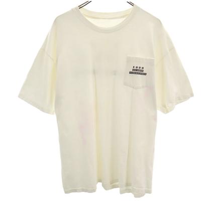 OLD 90s Short Sleeve T-shirt White System Back Print Men's Used