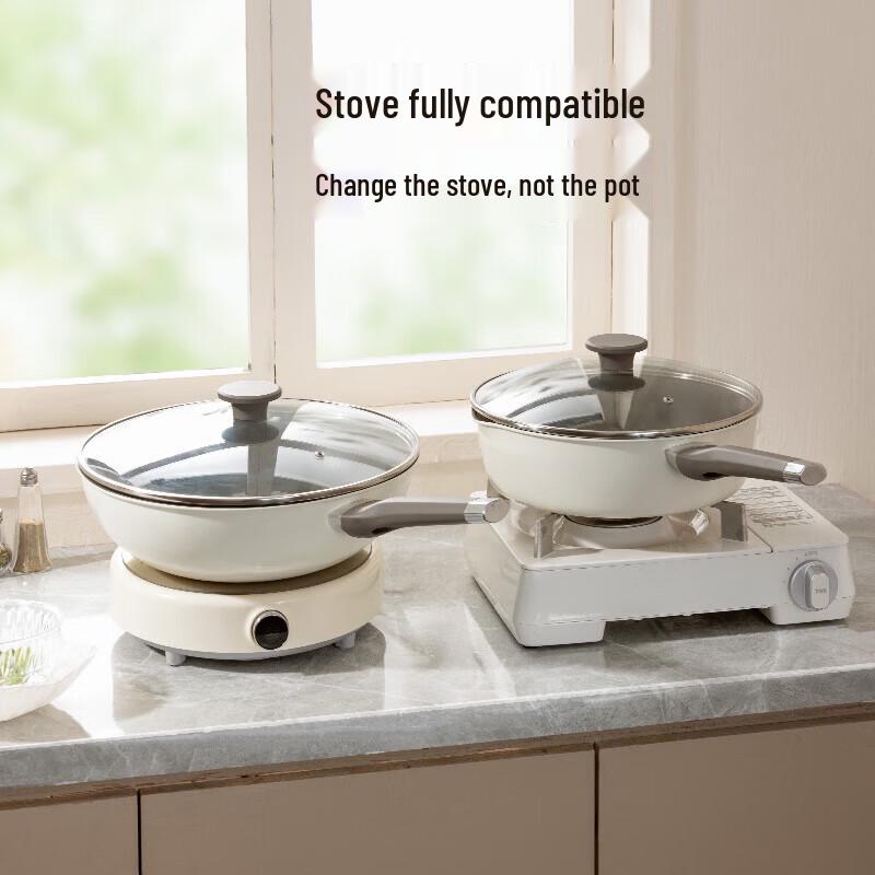 COOKER KING 28cm Non-stick Frying Pan with Lid