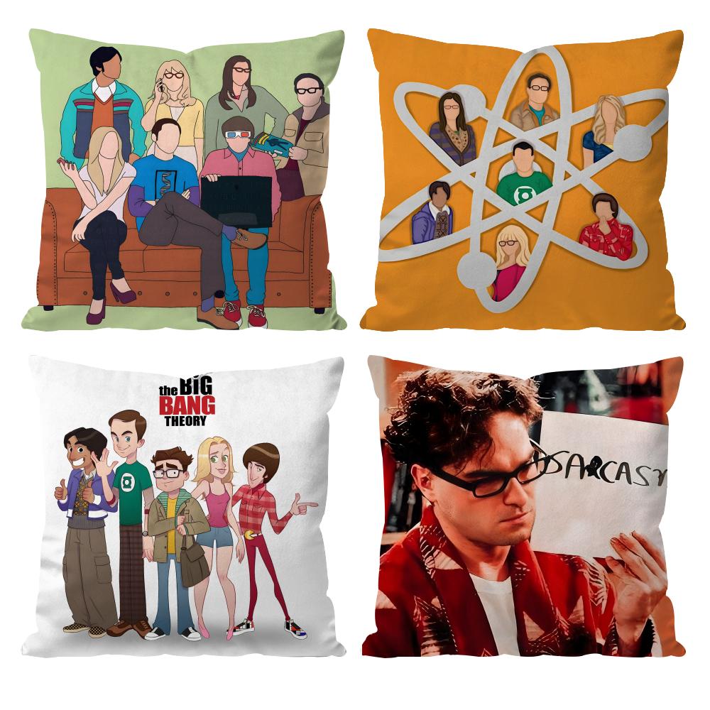 Housse de coussin The Big Bang Theory Housse de coussin imprimée pour canapé de salon et décoration de chambre