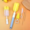 3/4/5/6Pcs Baby Bottle Cleaning Brush Set Handheld Soft Head Sponge Brush For Cleaning Kid Bowls Cups Coffee Mugs Home Cleaner