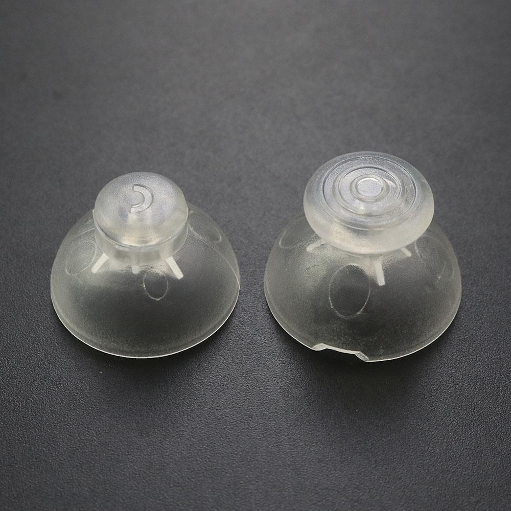 JCD 1 Pair Left And Right 3D Analog Joystick Thumb Stick Silicone Cap For GameCube For NGC GC Controller Repair Part Replacement