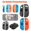 2PCS Protective Cover Clear Soft Silicone for Nintendo Switch2 Joy-Con Controllers Anti-Slip Grip Shell Full Protection Case
