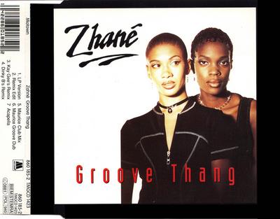 CD ZHANE  Groove Thang  8601852 Motown 1994 UK Rap  HipHopRB Used
