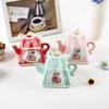 10Pcs Packaging Paper Box Eco-friendly Fresh Colors Candy Box Easy to Assemble Candy Boxes for Party Flower Paper Box