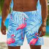 2026 Summer New Flamingo Men's Shorts Vacation Casual Pants