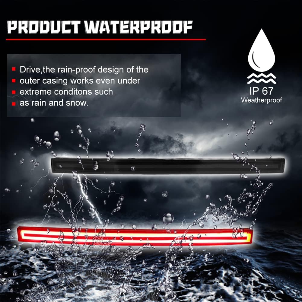 for 2014 2015 2016 2017 2018 2019 Chevy Corvette C7 Rear Bumper Reflector Tail Brake Sequential Turn Signal Lights Smoked Lens Red LED Fog Lamps