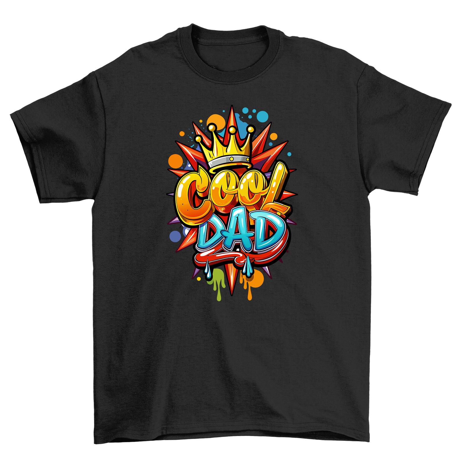 Cool Dad King T-Shirt Mens Womens Tees Top - Rule the Dad Jokes Kingdom! Funny tee, Unisex Design. Th L