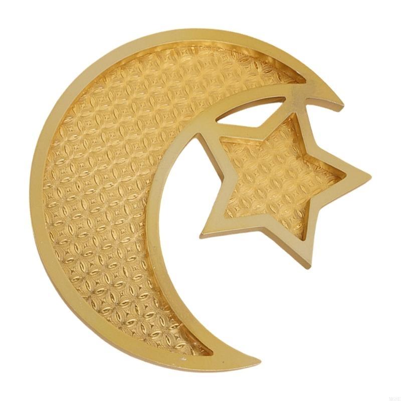 Star and Moon Eid Celebration Tray Suitable for Eid Festival Table Decors M68E
