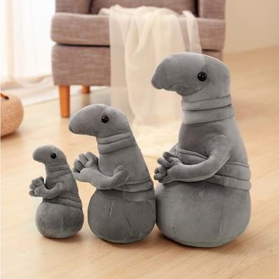 1 pz 23 cm-55 cm In Attesa Statua Meme Tubby Grigio Blob Peluche Molle Farcito Mostro Bambola Creativo Bel Regalo Sveglio