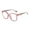 New anti-blue glasses, men's and women's tide transparent flat glasses, fashionable, small face, can be matched with degree plain artifact