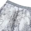 Bailuyu Vacation Style Pleated Irregular Printed Skirt