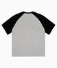Peulonteuakaibeulaeb Frt Heavyweight Raglan Short Sleeve T-Shirt [Melange Grey]