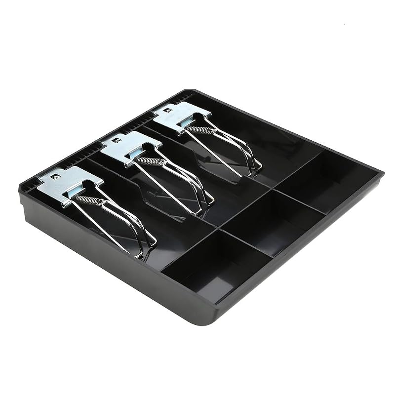 Drawer Insert Tray for Cash Drawer Register, Replacement Cashier Tray, 3 Bill/3 Coin Slots, Piggy Bank Tray, Replacement Tray for Cash Drawer, 24.5 x