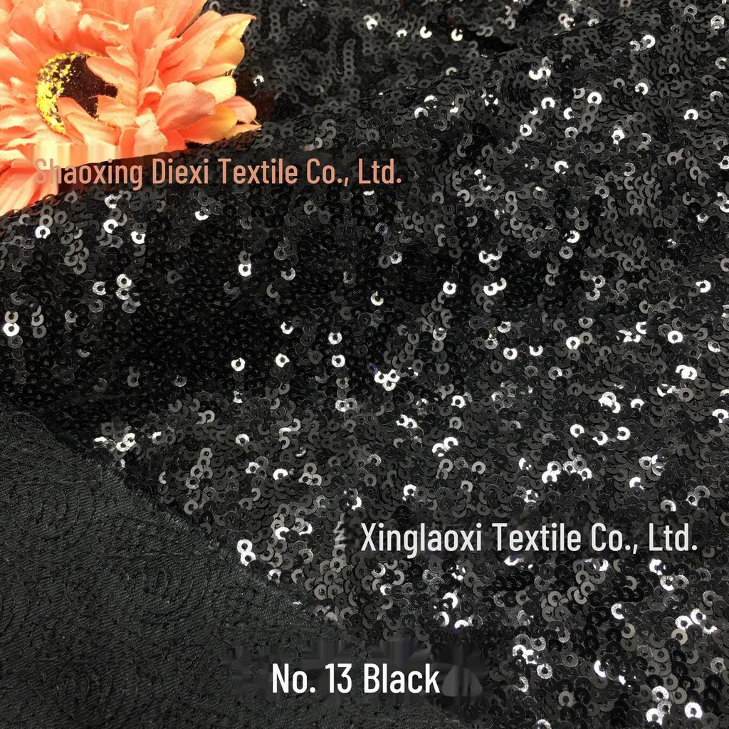 3mm Satin Cloth Sequin Bow Headband, Shoes, and Hats with Embroidered Earthworm Flower Jacket Fabric