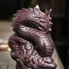 1pc Drachen Glück Feng Shui Ball Keramik Kunsthandwerk Hause Verzieren Rückfluss Weihrauch Brenner Stick Halter Geschenke (Ohne Weihrauch)