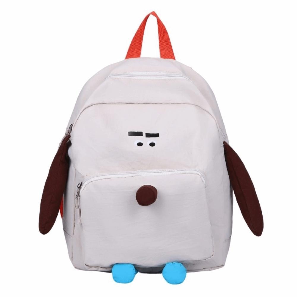 Lightweight Kindergarten Backpack Adjustable Straps Children School Bag Cartoon Shoulder Bag Girls S белый