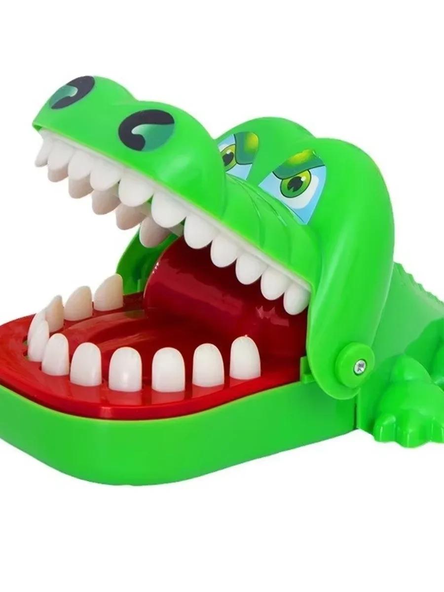

Biting Alligator Teeth Game, Russian Roulette Style Pull Tooth Toy for Party Fun, Interactive Stress Relief Game for Family Other