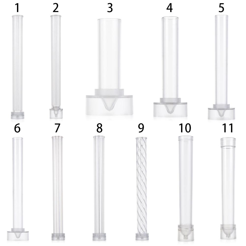 DIY Craft Clay Tools Plastic Match Large Cylinder Rib Stripe Long Pole Soap Making Candle Mold