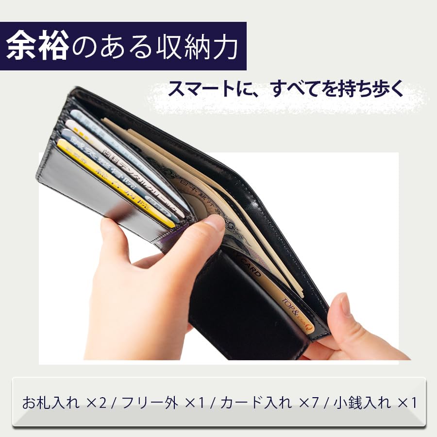 Bifold Wallet for Men and Made of Artificial with Bill Coin Simple Card Pockets Women, Leather, Compartment, Purse, Durable, Design, (Black)