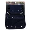 Sankyo Corporation DBLTACT Suede Leather Nail Bag, 2 Tiers, Navy, DSL-07NB