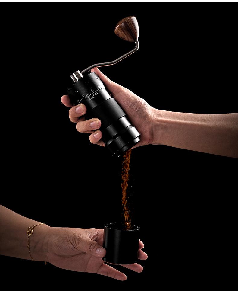 Manual Hand-Crank Coffee Grinder for Home Use