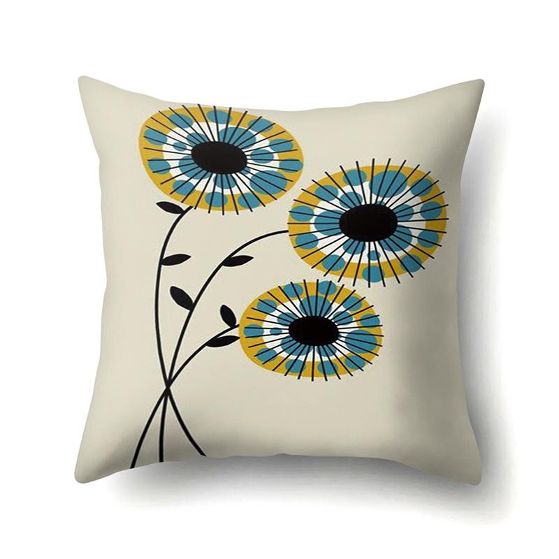 Polyester Pillowcase Automobile Decoration Home Printed Pillowcase