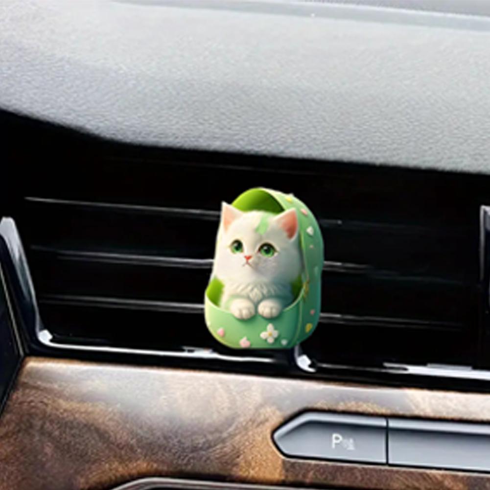 Car Cat Air Outlet Aromatherapy Long-lasting Fresh Elegant Deodorant Automotive Interior Accessories