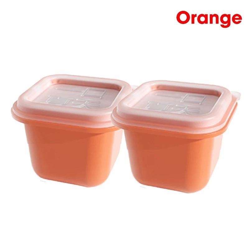 

Большая форма для льда силиконовая форма для кубиков льда квадратная форма для замороженного льда для виски, сока, кофейных напитков, мороженого orange,2pcs