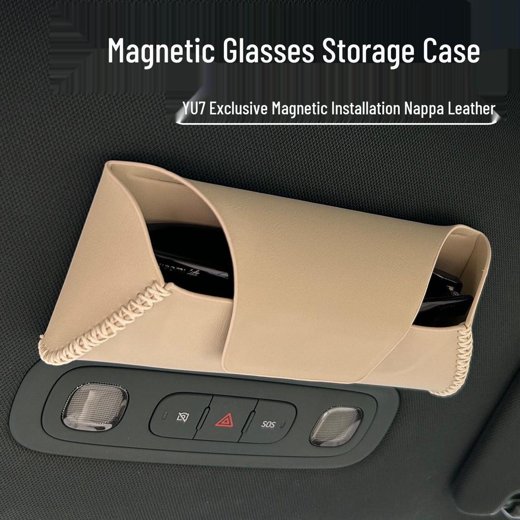 Xiaomi YU7 Car Ceiling Magnetic Sunglasses Holder - Car Interior Accessories