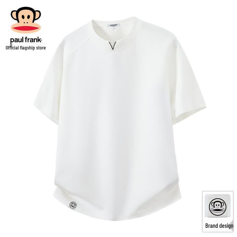 Paul Frank Men s Metal Logo V-Neck Short Sleeve T-Shirt 2XL